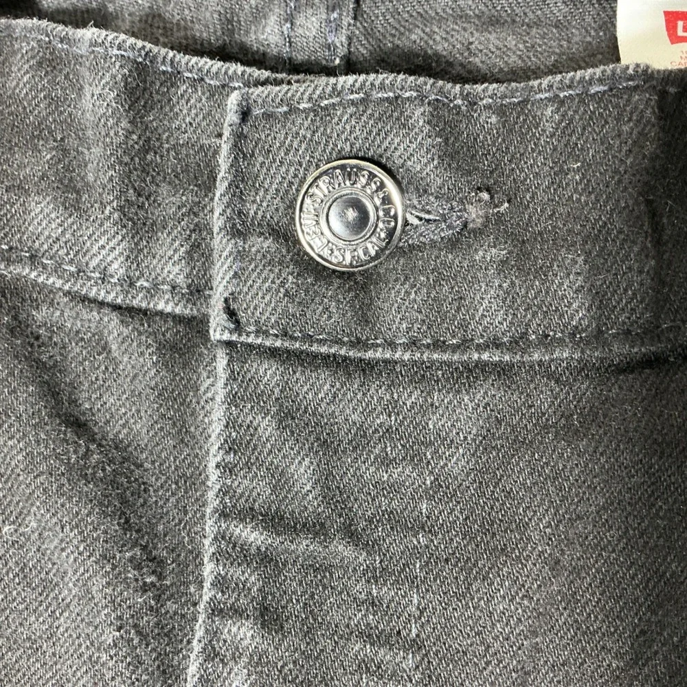 Levi's 560 Jeans Mens 33x32‎ Black Orange Tab Loose Fit Tapered Leg Made in USA